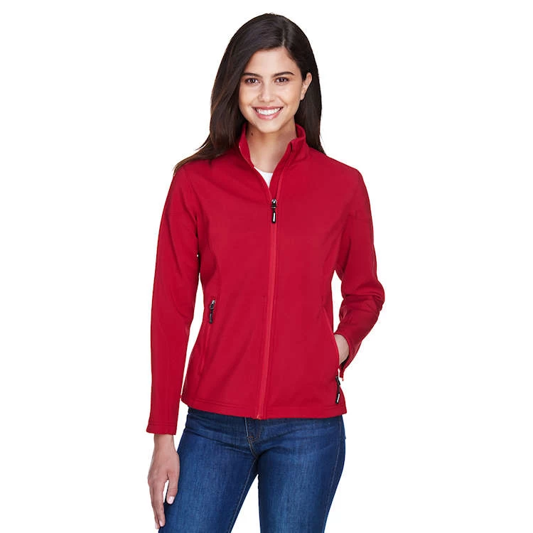 Core 365 Ladies' Cruise Two-Layer Fleece Bonded Soft Shell Jacket 1 Core 365 Ladies' Cruise Two-Layer Fleece Bonded Soft Shell Jacket