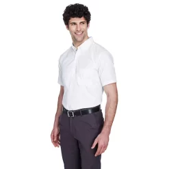 Core 365 Men's Optimum Short-Sleeve Twill Shirt -Outfit Junction Sales Store AC88194@3