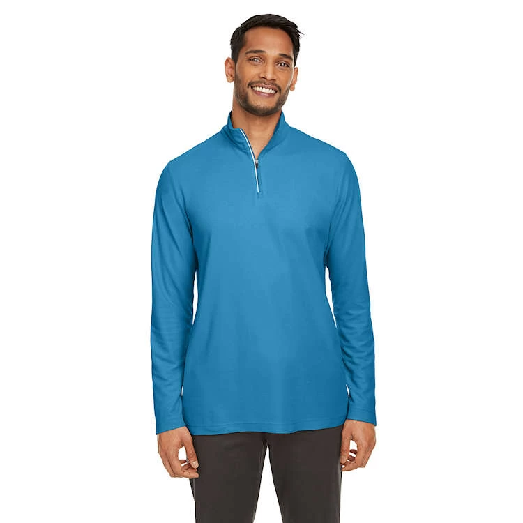 Core 365 Men's Fusion ChromaSoft™ Pique Quarter-Zip 1 Core 365 Men's Fusion ChromaSoft™ Pique Quarter-Zip