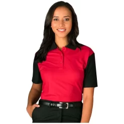 Blue Generation Ladies' IL-50 Rental Friendly Colorblock Polo