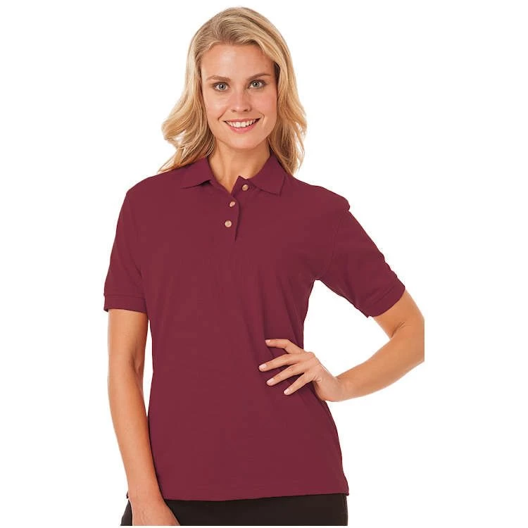 Blue Generation Ladies' Superblend Short Sleeve Pique Polo 1 Blue Generation Ladies' Superblend Short Sleeve Pique Polo