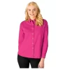 Blue Generation Ladies' 100% Cotton Twill Long Sleeve Shirt