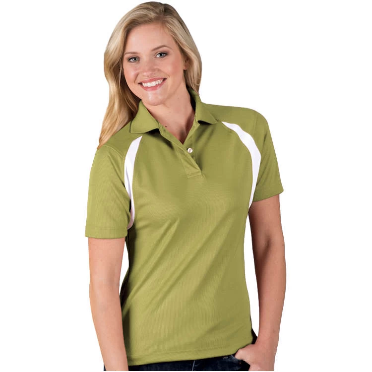 Blue Generation Ladies' Wicking Raglan Sleeve Polo 1 Blue Generation Ladies' Wicking Raglan Sleeve Polo
