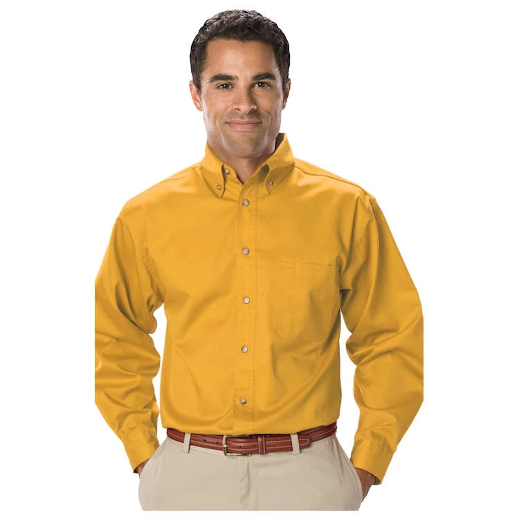 Blue Generation Men's Teflon Twill Long Sleeve Shirt 1 Blue Generation Men's Teflon Twill Long Sleeve Shirt