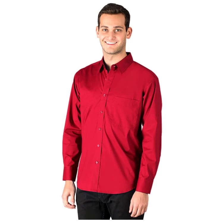 Blue Generation Men's Long Sleeve Superblend Untucked Shirt 1 Blue Generation Men's Long Sleeve Superblend Untucked Shirt