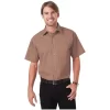 Blue Generation Men's Short Sleeve Fine Line Twill Shirt