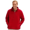 Blue Generation Men's Micro Fleece Zip Pullover