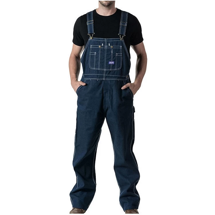 Big Smith Rigid Indigo Denim Bib Overall 1 Big Smith Rigid Indigo Denim Bib Overall