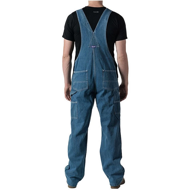 Big Smith Stonewashed Denim Bib Overall 2 Big Smith Stonewashed Denim Bib Overall - Image 2