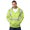 Bayside Hi-Vis Full Zip Hoodie Segmented Striping