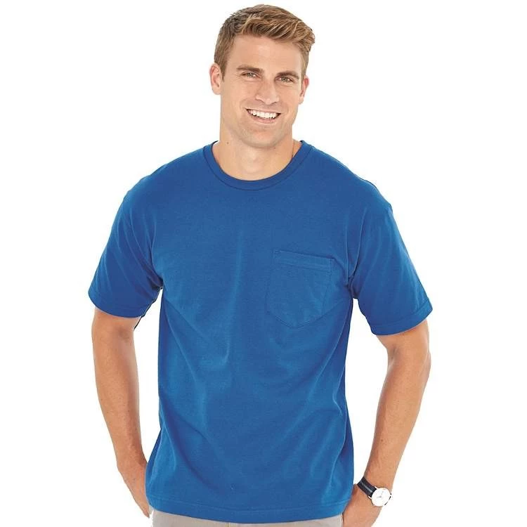 Bayside 5.4 Oz. Short Sleeve T-Shirt With A Pocket 1 Bayside 5.4 Oz. Short Sleeve T-Shirt With A Pocket