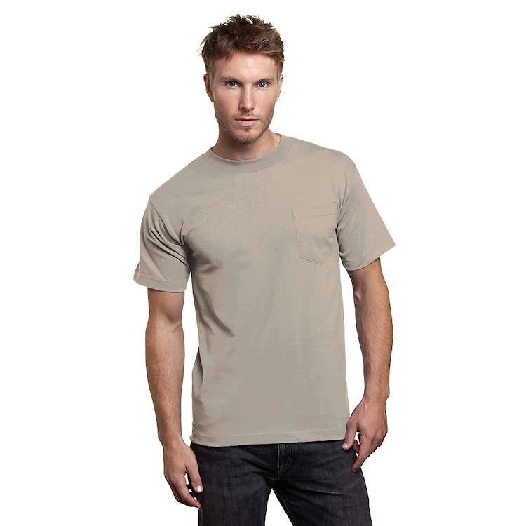 Bayside 6.1 Oz. Short Sleeve T-Shirt With Pocket 1 Bayside 6.1 Oz. Short Sleeve T-Shirt With Pocket