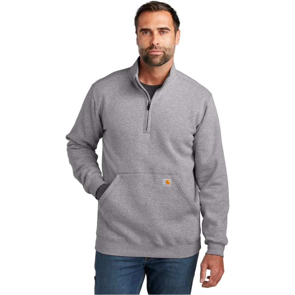 Carhartt® Midweight 1/4-Zip Mock Neck Sweatshirt 1 Carhartt® Midweight 1/4-Zip Mock Neck Sweatshirt
