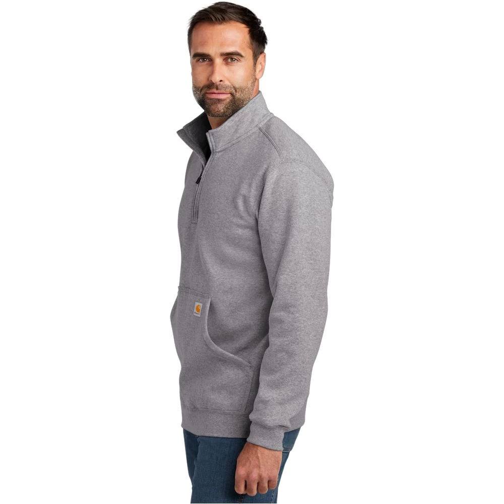 Carhartt® Midweight 1/4-Zip Mock Neck Sweatshirt 2 Carhartt® Midweight 1/4-Zip Mock Neck Sweatshirt - Image 2