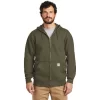 Carhartt Midweight Fleece Zip-Front Hooded Sweatshirt