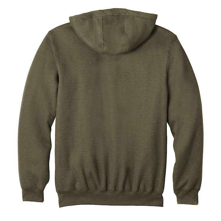 Carhartt Midweight Fleece Zip-Front Hooded Sweatshirt 2 Carhartt Midweight Fleece Zip-Front Hooded Sweatshirt - Image 2