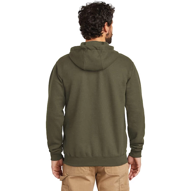 Carhartt Midweight Fleece Zip-Front Hooded Sweatshirt 3 Carhartt Midweight Fleece Zip-Front Hooded Sweatshirt - Image 3
