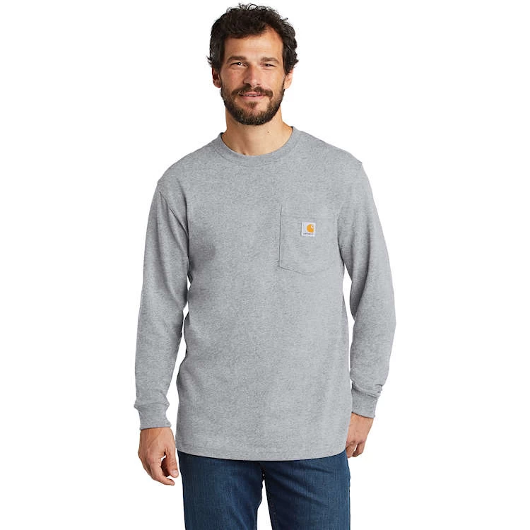 Carhartt Long Sleeve Workwear Crewneck T-Shirt 1 Carhartt Long Sleeve Workwear Crewneck T-Shirt