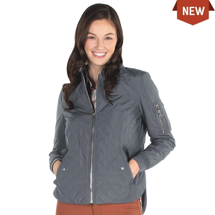 Charles River Women's Quilted Boston Flight Jacket 1 Charles River Women's Quilted Boston Flight Jacket