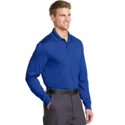 CornerStone® Select Snag-Proof Long Sleeve Polo -Outfit Junction Sales Store CSCS412LS@4