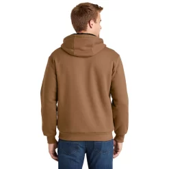 CornerStone® Heavyweight Full-Zip Hooded Sweatshirt With Thermal Lining -Outfit Junction Sales Store CSCS620@2