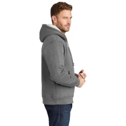 CornerStone® Heavyweight Sherpa-Lined Hooded Fleece Jacket -Outfit Junction Sales Store CSCS625@3