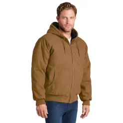 CornerStone® Washed Duck Cloth Insulated Hooded Work Jacket -Outfit Junction Sales Store CSCSJ41@3