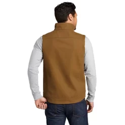 CornerStone® Duck Bonded Soft Shell Vest -Outfit Junction Sales Store CSCSV60@2
