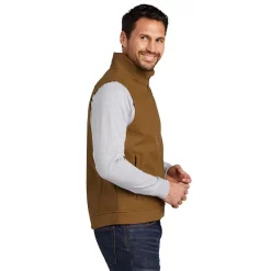 CornerStone® Duck Bonded Soft Shell Vest -Outfit Junction Sales Store CSCSV60@3