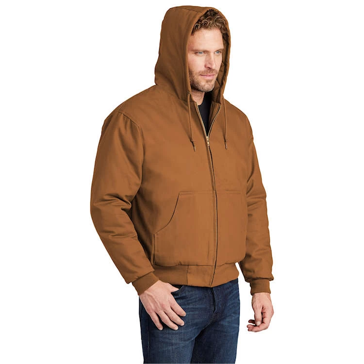 CornerStone® Duck Cloth Hooded Work Jacket 4 CornerStone® Duck Cloth Hooded Work Jacket - Image 4
