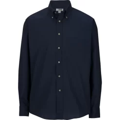 Edwards Men's Long Sleeve Easy Care Poplin Shirt