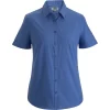Edwards Ladies' Essential Broadcloth Shirt - Short Sleeve