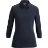 Edwards Ladies' 3/4 Sleeve Optical Polo