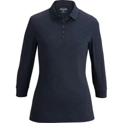Edwards Ladies' 3/4 Sleeve Optical Polo