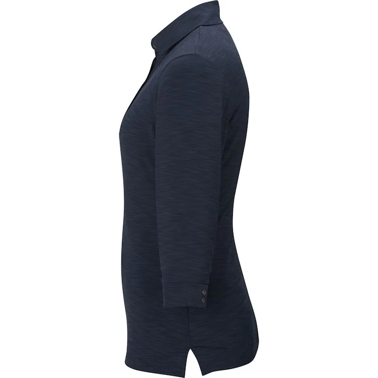 Edwards Ladies' 3/4 Sleeve Optical Polo 2 Edwards Ladies' 3/4 Sleeve Optical Polo - Image 2