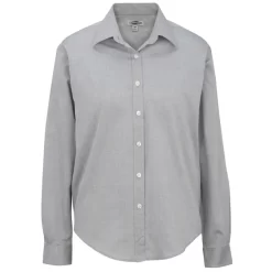Edwards Women's Pinpoint Oxford Soft Collar Long Sleeve Shirt