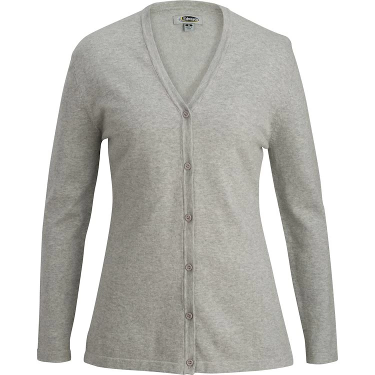 Edwards Ladies' V-Neck Long Cardigan 1 Edwards Ladies' V-Neck Long Cardigan