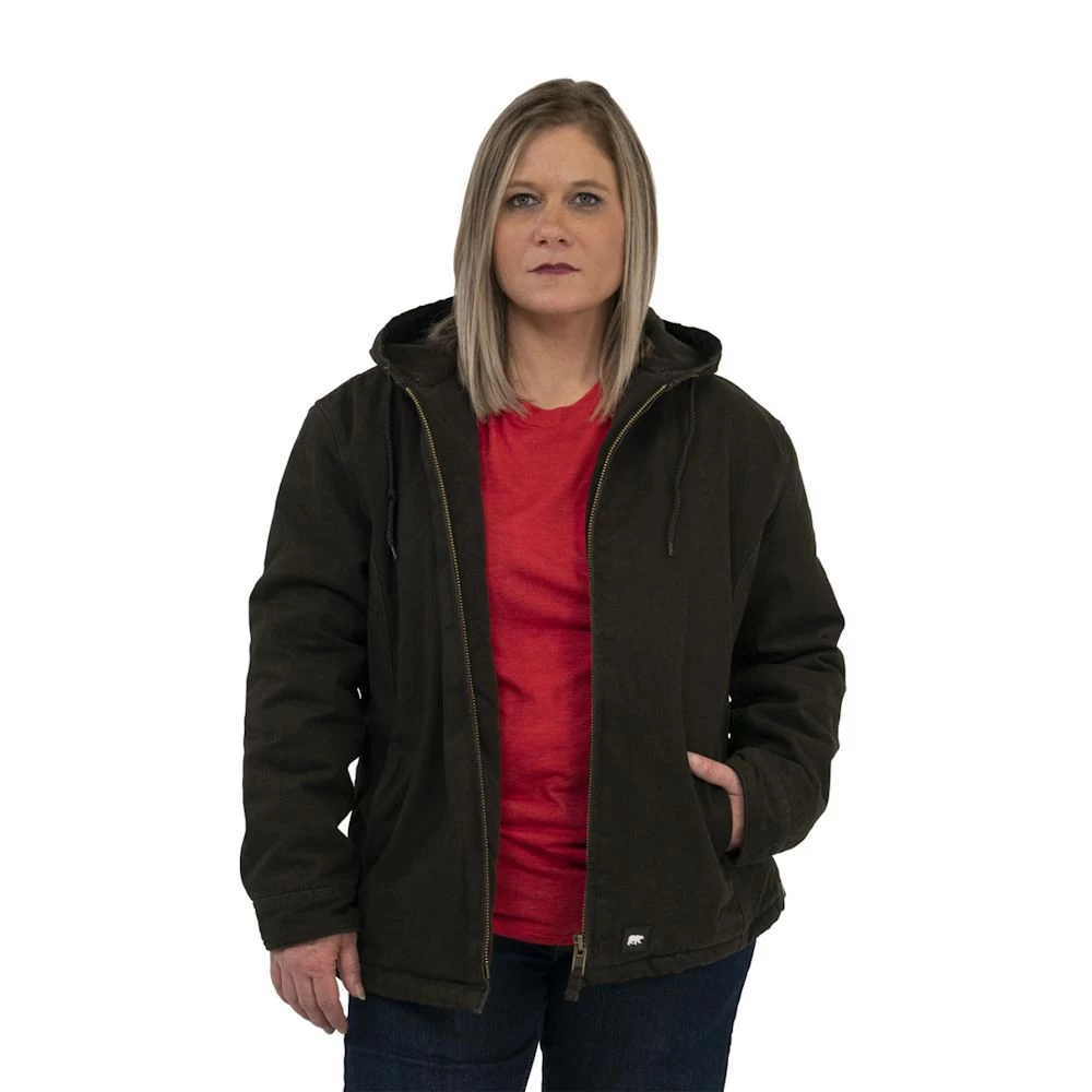 Key Women's Premium Insulated Fleece Lined Hooded Jacket 1 Key Women's Premium Insulated Fleece Lined Hooded Jacket