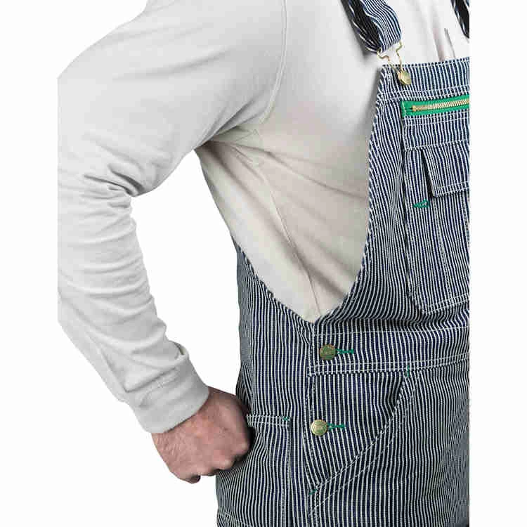 Liberty Hickory Stripe Bib Overall 3 Liberty Hickory Stripe Bib Overall - Image 3
