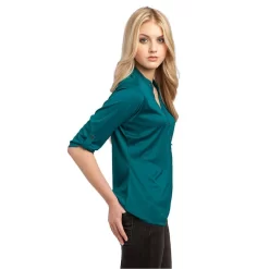 OGIO® Ladies' 3/4 Sleeve Crush Henley -Outfit Junction Sales Store OGLOG111@2