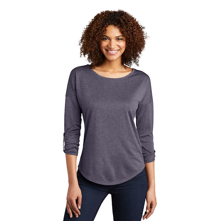 OGIO® Ladies' Gravitate Scoop Neck 3/4 Sleeve 1 OGIO® Ladies' Gravitate Scoop Neck 3/4 Sleeve