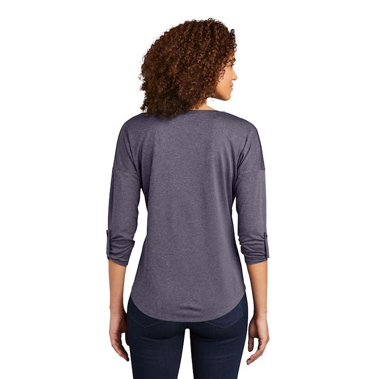 OGIO® Ladies' Gravitate Scoop Neck 3/4 Sleeve 2 OGIO® Ladies' Gravitate Scoop Neck 3/4 Sleeve - Image 2