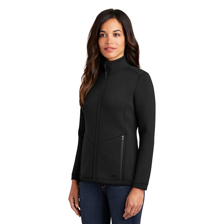 CLEARANCE OGIO® Ladies' Axis Bonded Jacket 4 CLEARANCE OGIO® Ladies' Axis Bonded Jacket - Image 4