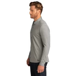 OGIO® Code Stretch Long Sleeve Button-Up Shirt -Outfit Junction Sales Store OGOG145@2