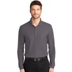 Port Authority® Long Sleeve Core Classic Pique Polo