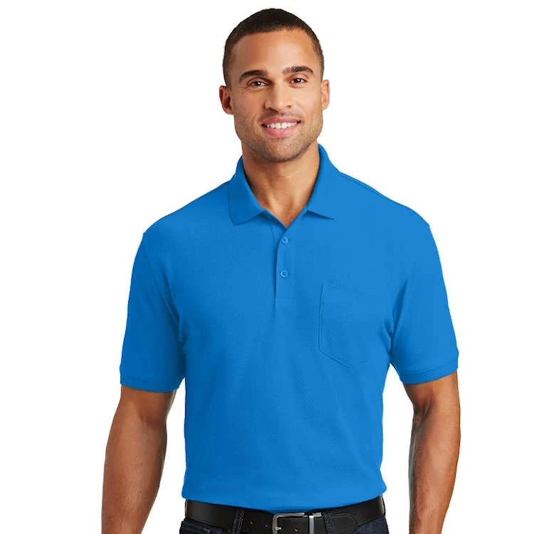 Port Authority® Core Classic Pique Pocket Polo 1 Port Authority® Core Classic Pique Pocket Polo