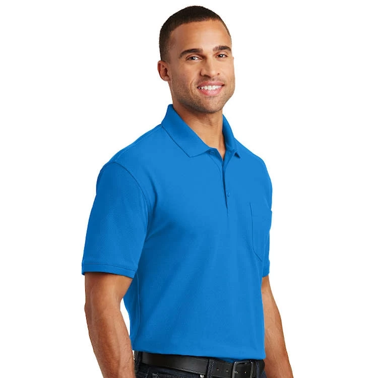 Port Authority® Core Classic Pique Pocket Polo 2 Port Authority® Core Classic Pique Pocket Polo - Image 2