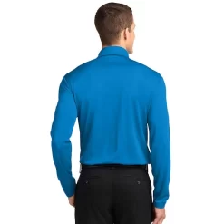 Port Authority® Silk Touch™ Performance Long Sleeve Polo -Outfit Junction Sales Store PAK540LS@3
