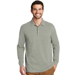 Port Authority® Long Sleeve EZCotton™ Polo