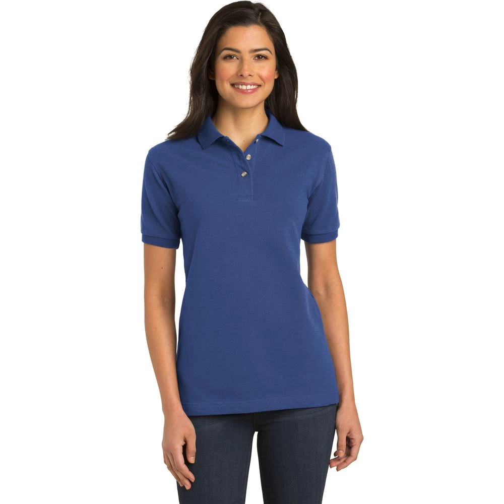 Port Authority® Ladies' Heavyweight Cotton Pique Polo 1 Port Authority® Ladies' Heavyweight Cotton Pique Polo